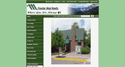 Desktop Screenshot of frontierwestrealty.net